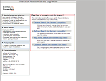 Tablet Screenshot of german-copy-writer.com
